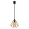 DIAMOND NEW BLACK/GOLD LAMPA WISZĄCA 1 PŁ M