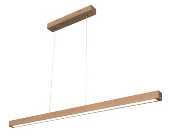 Lampa wisząca SMALL 2 LED 120 dąb drewniana