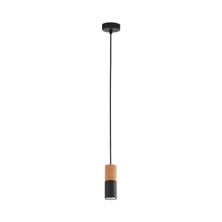 ELIT BLACK/WOOD LAMPA WISZĄCA 1 PŁ