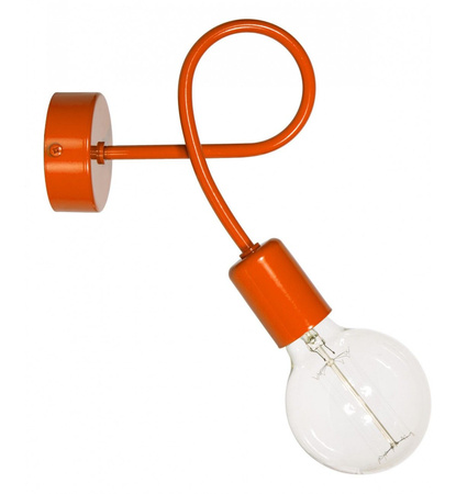Kinkiet EDISON 1 pomarańczowy