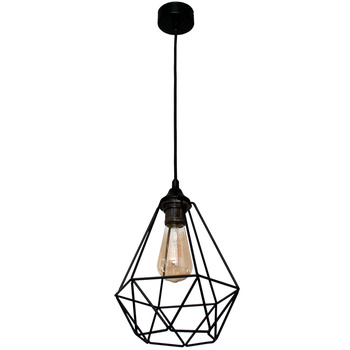 Lampa wisząca DIAMOND 1 czarny średni