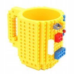 KLOCKOWY KUBEK ŻÓŁTY