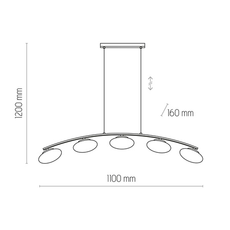 MARIKA LAMPA WISZĄCA 5 PŁ