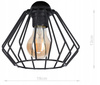 Lampa wisząca WIRE PAJĄK 3