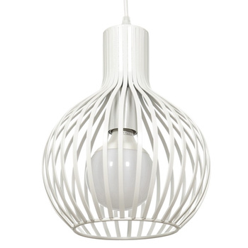 Lampa wisząca MILO 1 biała średnia