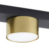 SPACE BLACK/GOLD LAMPA SUFITOWA 3 PŁ