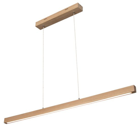 Lampa wisząca SMALL 1 LED 100 dąb drewniana