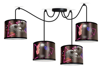 Lampa wisząca PAJĄK GAMING 4