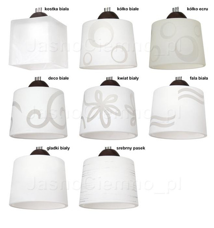 Lampa sufitowa SR 2 brąz