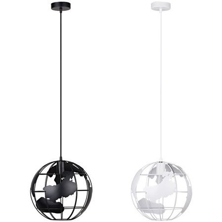 Lampa wisząca GLOBUS 1 biała