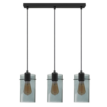 FIRENZE NEW GRAPHITE LAMPA WISZĄCA 3 PŁ LISTWA
