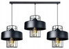 Lampa wisząca LOFT PRESTIGE 3 listwa czarna
