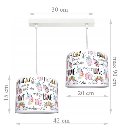 Lampa wisząca UNICORN 2