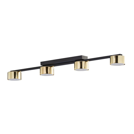 DALLAS GOLD/BLACK LAMPA SUFITOWA 4 PŁ