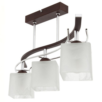 Lampa sufitowa LEO 3 brąz