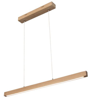 Lampa wisząca SMALL 1 LED 80 dąb drewniana