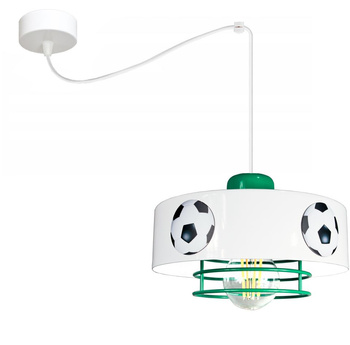 Lampa wisząca PAJĄK MUNDIAL SPIRO 1 zielony