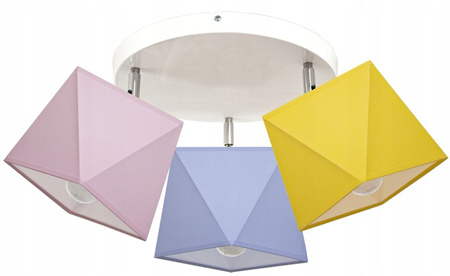 Lampa sufitowa DIAMENCIK 3 koło