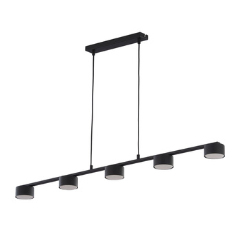 DALLAS BLACK LAMPA WISZĄCA 5 PŁ