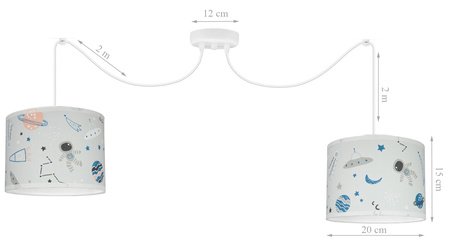 Lampa wisząca PAJĄK SPACE 2