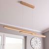 Lampa wisząca SMALL DOUBLE LED 120 dąb drewniana