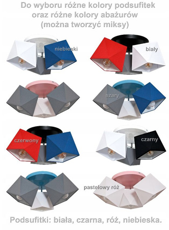 Lampa sufitowa ARGO 3 koło