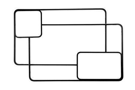 LAMPA DEKORACYJNA SUFIT CZARNA 118W + PILOT DL-F02