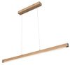 Lampa wisząca SMALL 1 LED 100 dąb drewniana