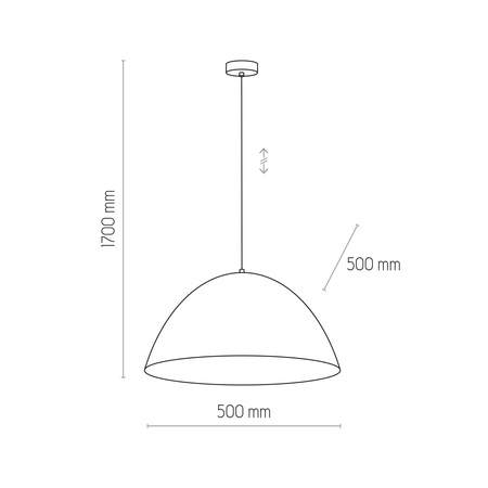 FARO NEW BLACK LAMPA WISZĄCA 1 PŁ
