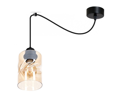 Lampa wisząca PAJĄK LOFT SZKŁO 1