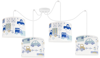 Lampa wisząca AUTKA NIEBIESKIE 4