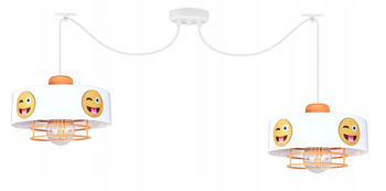 Lampa wisząca PAJĄK EMOTIKON 2 żółta