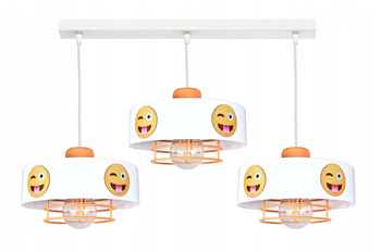 Lampa wisząca EMOTIKON 3 żółta