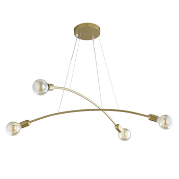 HELIX GOLD LAMPA WISZĄCA 4 PŁ