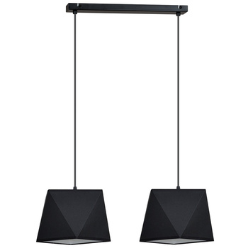 Lampa wisząca ABAŻUR 3D czarna 2pł