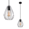 BRYLANT BLACK/CHROME LAMPA WISZĄCA 1 PŁ