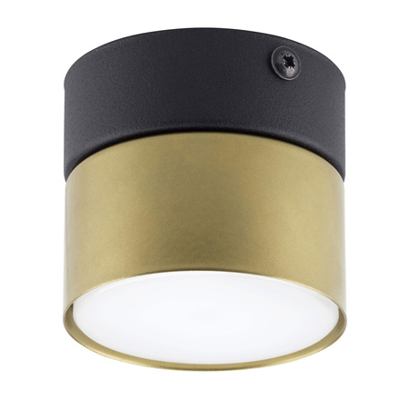 SPACE BLACK/GOLD LAMPA SUFITOWA 1 PŁ