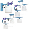 Lampa sufitowa FOOTBALL 2 niebieska