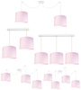 Lampa sufitowa ABAŻUR PINK 2