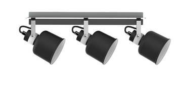 Lampa sufitowa KAMA 3 czarna