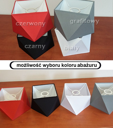 Lampa sufitowa FALA ABAŻUR 3D niebieski 2 pł.