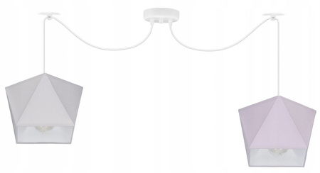 Lampa wisząca PAJĄK DIAMENCIK 2 różne kolory