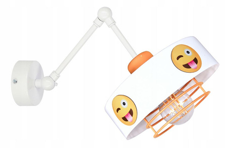Lampa wisząca PAJĄK EMOTIKON 1 żółta