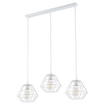 DIAMOND NEW WHITE LAMPA WISZĄCA 3 PL LISTWA