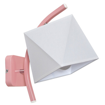 Kinkiet FALA ABAŻUR 3D różowy