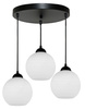 Lampa wisząca GLASS OWAL MLECZNA 3 koło