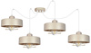 Lampa wisząca PAJĄK LOFT SPIRO 4