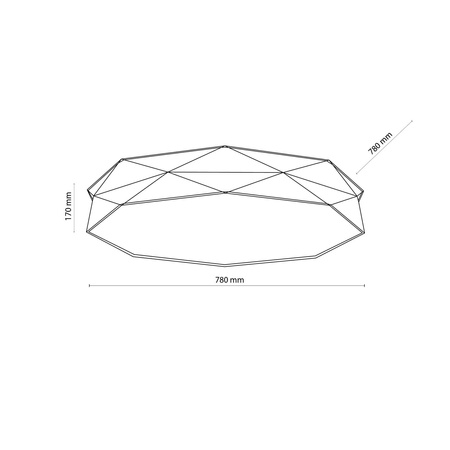 KANTOOR NATURE LAMPA SUFITOWA 6 PŁ 780