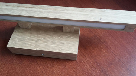 Kinkiet SMALL LED dąb drewniany