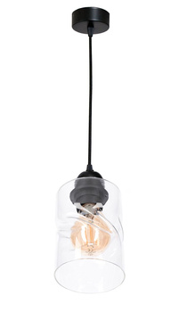 Lampa wisząca LOFT SZKŁO 1 transparent